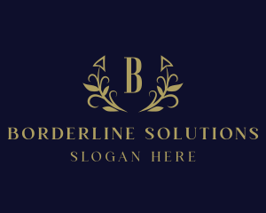 Ornament Boutique Wreath logo design