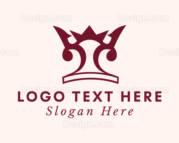 Ornate Crown Decor Logo