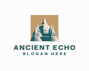  Ancient Structure Landmark logo design