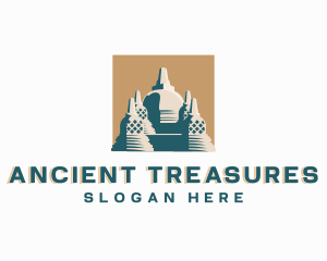  Ancient Structure Landmark logo design