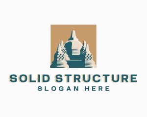  Ancient Structure Landmark logo design