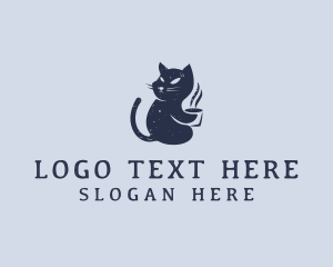 Pet Coffee Cat logo