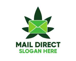 Green Marijuana Mail logo