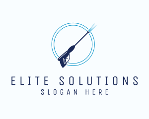 Cleaning Service Pressure Washer logo design