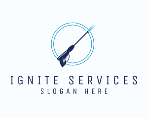 Cleaning Service Pressure Washer logo