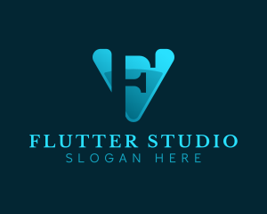 Startup Company Studio Letter F logo design