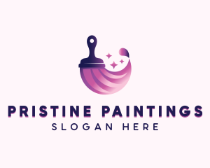 Paint Brush Renovation logo design