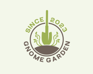 Nature Garden Shovel logo design