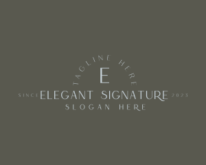 Luxe Elegant Business Brand logo design