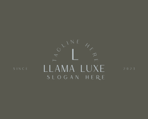 Luxe Elegant Business Brand logo design