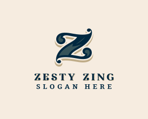 Fancy Fashion Boutique Letter Z logo design