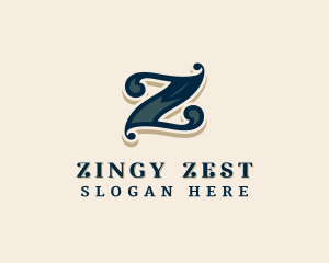 Fancy Fashion Boutique Letter Z logo design