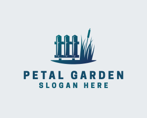 Grass Fence Lawn Care logo design