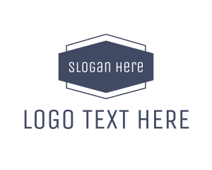 Blue Modern Badge Logo