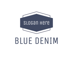 Blue Modern Badge logo design