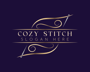 Elegant Needle Thread logo design