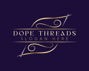 Elegant Needle Thread logo design