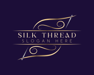 Elegant Needle Thread logo design