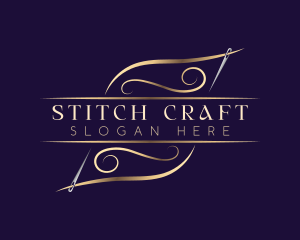 Elegant Needle Thread logo design