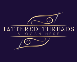 Elegant Needle Thread logo design