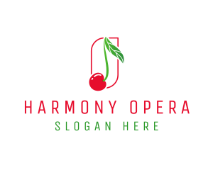 Musical Cherry Sound logo design