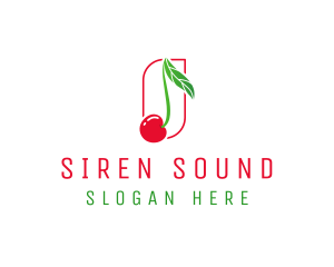 Musical Cherry Sound logo design