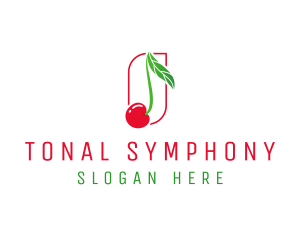 Musical Cherry Sound logo design