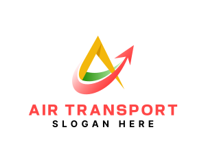 Generic Logistics Letter A logo design