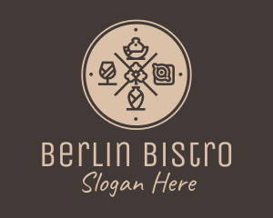 Hipster Fine Dining Restaurant logo design