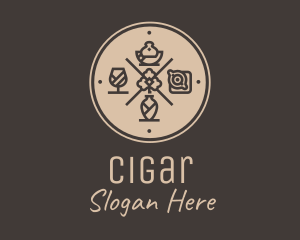 Hipster Fine Dining Restaurant logo design