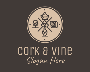 Hipster Fine Dining Restaurant logo design