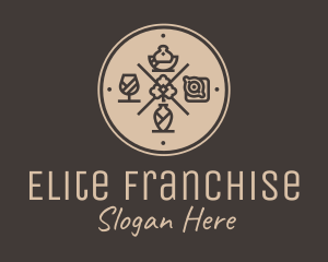 Hipster Fine Dining Restaurant logo design