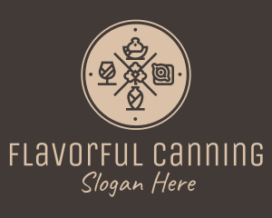 Hipster Fine Dining Restaurant logo design