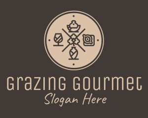 Hipster Fine Dining Restaurant logo design