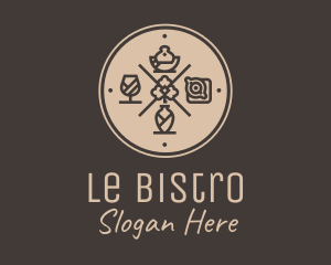 Hipster Fine Dining Restaurant logo design