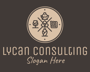 Hipster Fine Dining Restaurant logo design