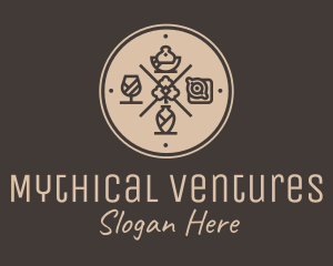 Hipster Fine Dining Restaurant logo design