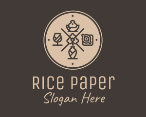 Hipster Fine Dining Restaurant logo design