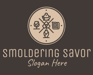 Hipster Fine Dining Restaurant logo design