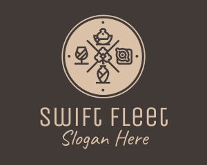 Hipster Fine Dining Restaurant logo design