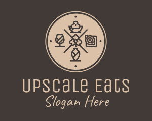 Hipster Fine Dining Restaurant logo