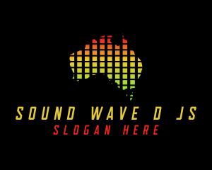 Radio DJ Australia logo design