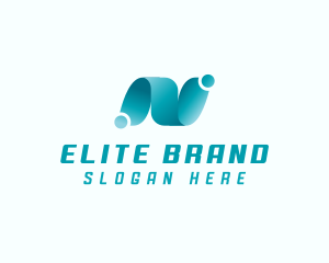 Professional Brand Letter N logo