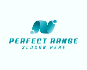 Professional Brand Letter N logo design