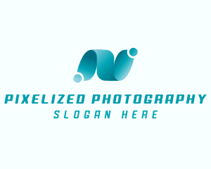 Professional Brand Letter N logo design