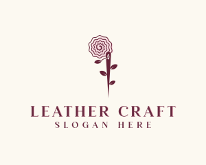 Needle Rose Sewing Craft logo design