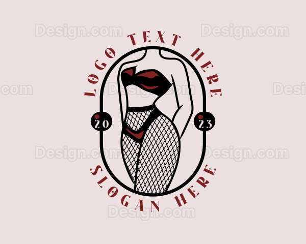 Sexy Lingerie Lady Logo