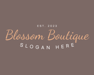 Feminine Boutique Company logo design