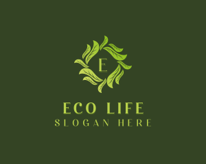 Nature Garden Leaves logo design