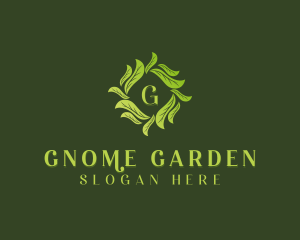 Nature Garden Leaves logo design